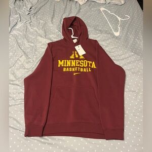 Nike Maroon Minnesota Basketball Hoodie